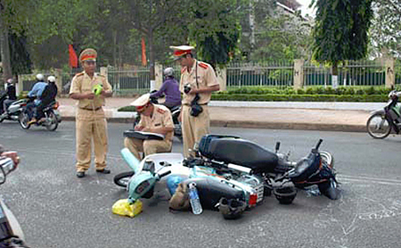 Từ ngày 16-7 đến 15-8, toàn tỉnh xảy ra 12 vụ tai nạn giao thông