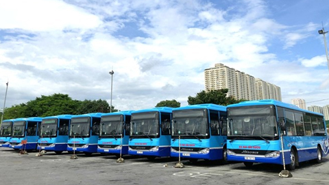 Hà Nội: Thay hàng loạt xe buýt mới chất lượng cao