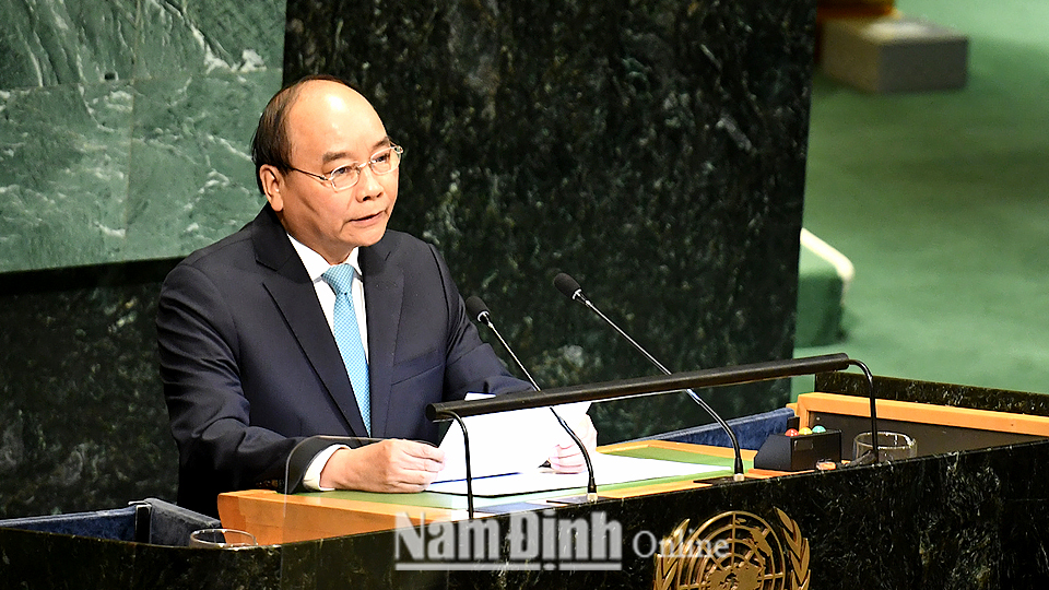 Thủ tướng Chính phủ Nguyễn Xuân Phúc dự Phiên thảo luận cấp cao Đại hội đồng Liên hợp quốc khóa 73