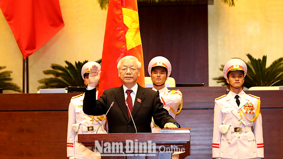Quốc hội bầu Tổng Bí thư Nguyễn Phú Trọng giữ chức Chủ tịch nước Cộng hoà XHCN Việt Nam