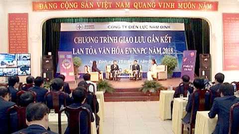 Công ty Điện lực Nam Định tổ chức chương trình "Giao lưu gắn kết lan tỏa văn hóa"