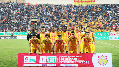 Nhìn lại mùa giải 2018 của câu lạc bộ bóng đá Nam Định