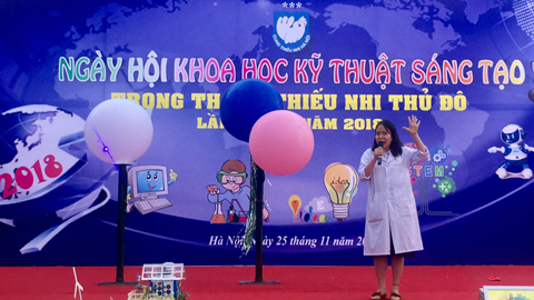 Hà Nội: Ngày hội khoa học kỹ thuật sáng tạo thanh, thiếu nhi thủ đô