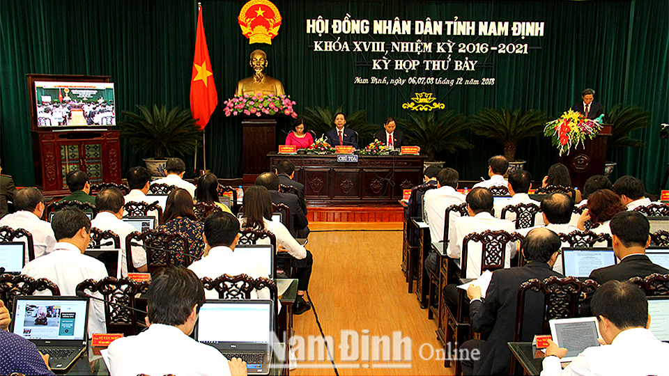 Nghị quyết về việc phê chuẩn tổng quyết toán ngân sách Nhà nước tỉnh Nam Định năm 2017