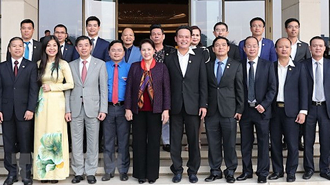 Chủ tịch Quốc hội Nguyễn Thị Kim Ngân gặp mặt đại diện doanh nhân trẻ