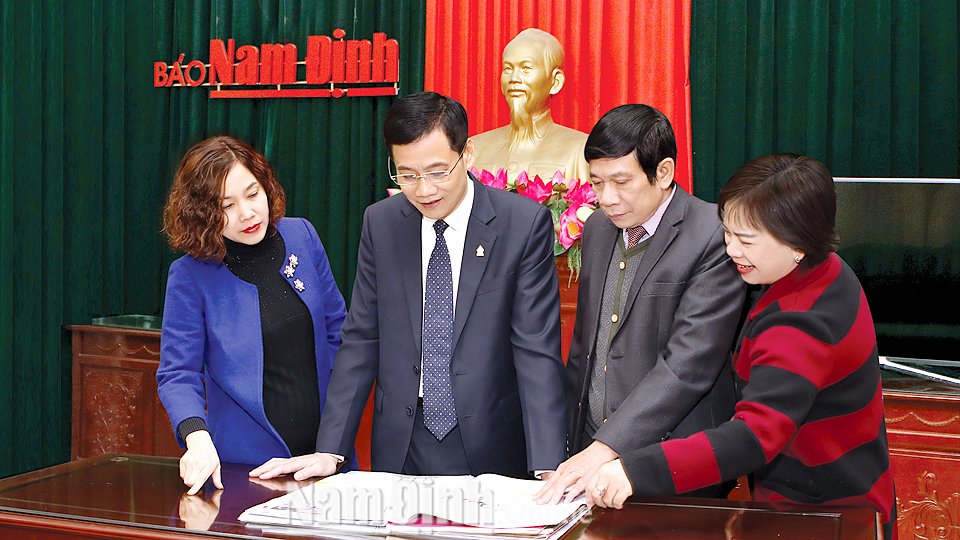 Báo Nam Định góp phần đưa Nghị quyết của Đảng vào cuộc sống