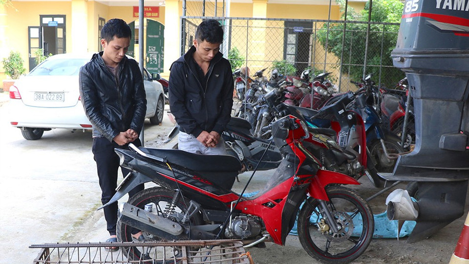 Triệt phá ổ nhóm trộm cắp xe máy liên huyện, bắt 3 đối tượng