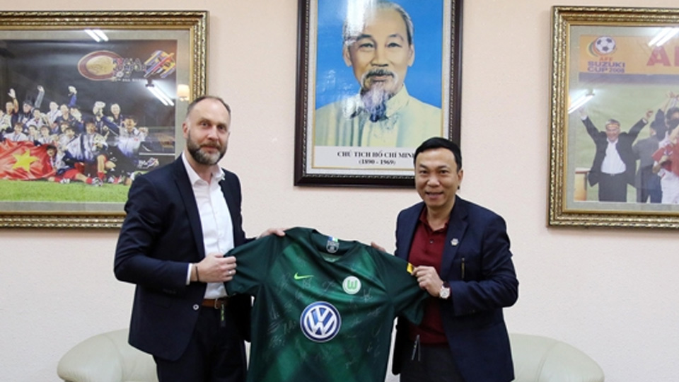 Đội tuyển U22 Việt Nam sẽ thi đấu giao hữu với Câu lạc bộ VfL Wolfsburg
