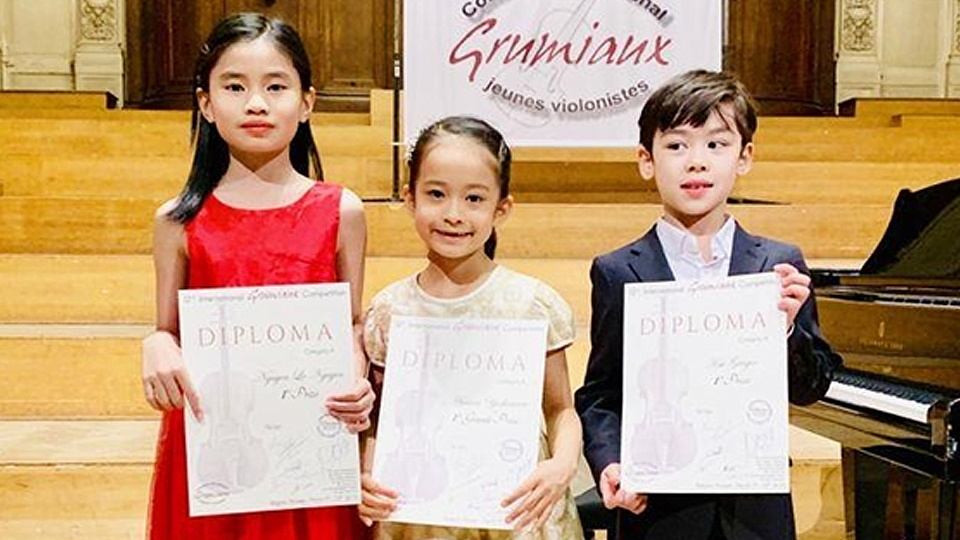 Tài năng violon Nguyên Lê giành giải nhất cuộc thi âm nhạc quốc tế