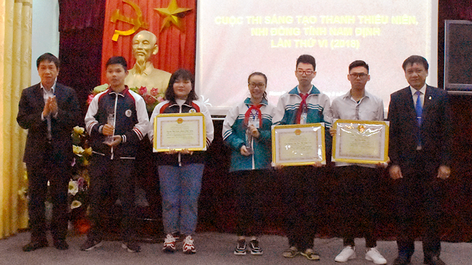 Tổng kết, trao giải Cuộc thi Sáng tạo thanh, thiếu niên, nhi đồng tỉnh lần thứ VI-2018