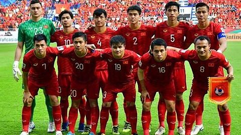 ĐTQG Việt Nam tiếp tục thăng tiến trên bảng xếp hạng FIFA