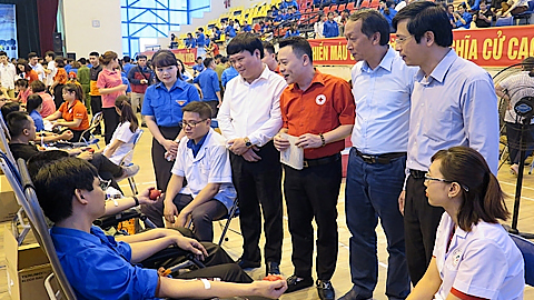 Tuyên Quang: Hơn 1.000 người tham gia hiến máu tình nguyện