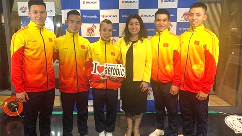 Đoàn Việt Nam giành ba HCV tại Giải aerobic thế giới