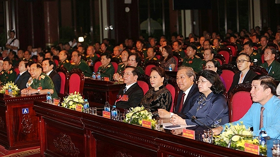 Chủ tịch Quốc hội Nguyễn Thị Kim Ngân dự chương trình giao lưu "Tri ân đồng đội"