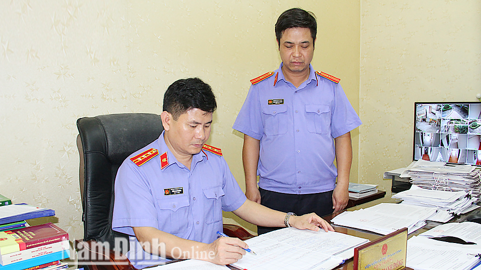 Thành phố Nam Định nâng cao chất lượng kiểm sát hoạt động tư pháp