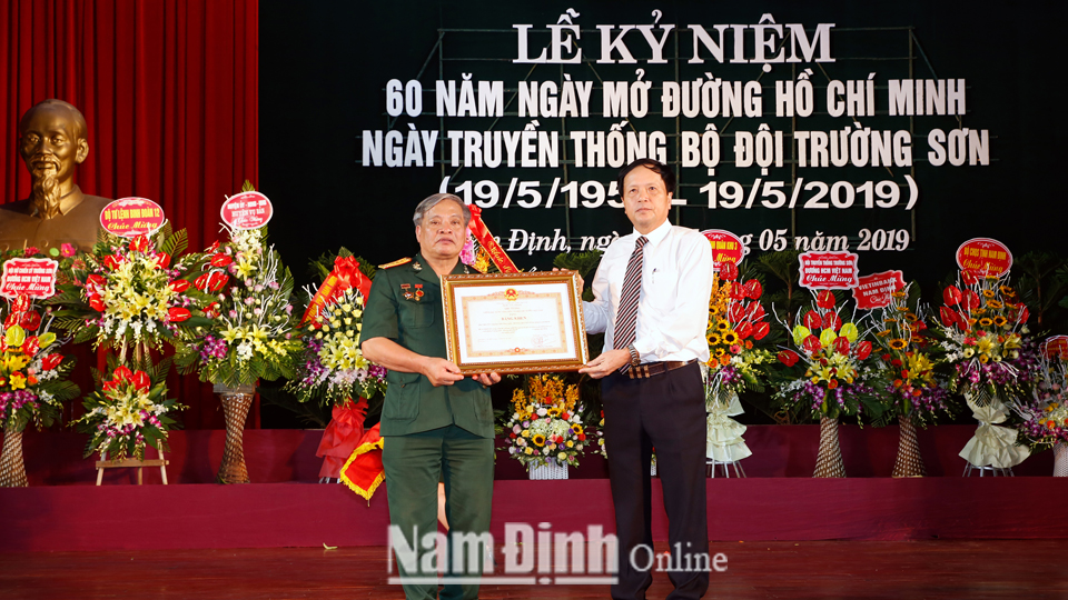 Lễ kỷ niệm 60 năm Ngày mở đường Hồ Chí Minh, Ngày truyền thống Bộ đội Trường Sơn (19/5/1959 - 19/5/2019)