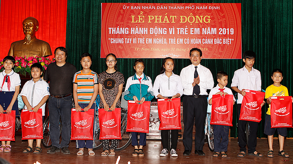 Thành phố Nam Định phát động Tháng hành động vì trẻ em năm 2019