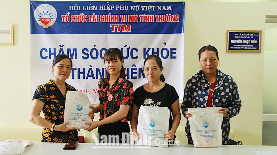 Quỹ TYM chi nhánh Thành phố Nam Định với các hoạt động hỗ trợ phụ nữ nghèo