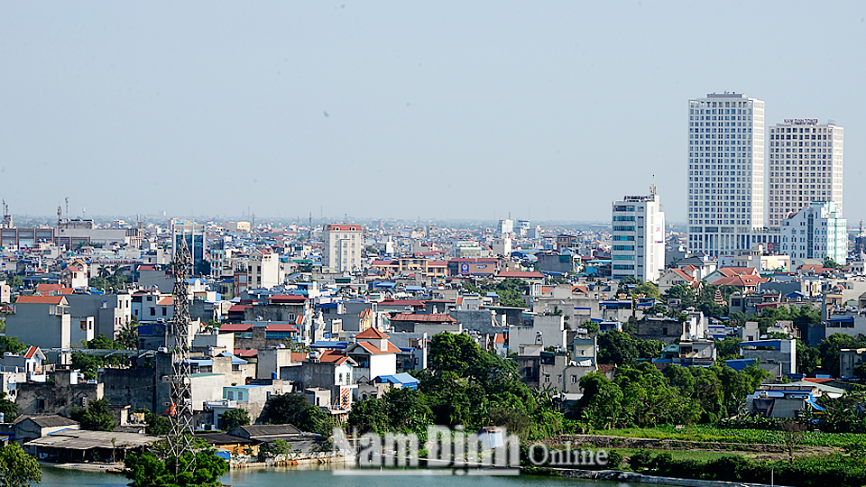 Đảng bộ Thành phố Nam Định lãnh đạo xây dựng đô thị văn minh, phát triển