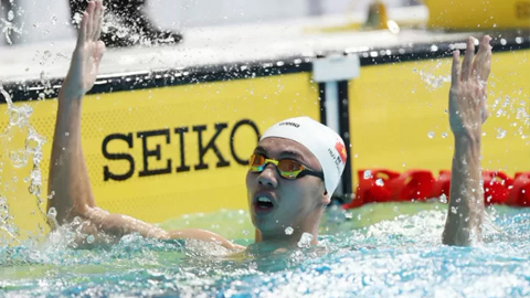 Kình ngư Nguyễn Huy Hoàng giành chuẩn A dự Olympic cho bơi Việt Nam