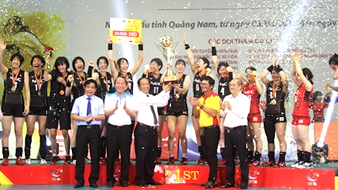 CLB NEC (Nhật Bản) vô địch Giải bóng chuyền nữ quốc tế VTV Cup năm 2019