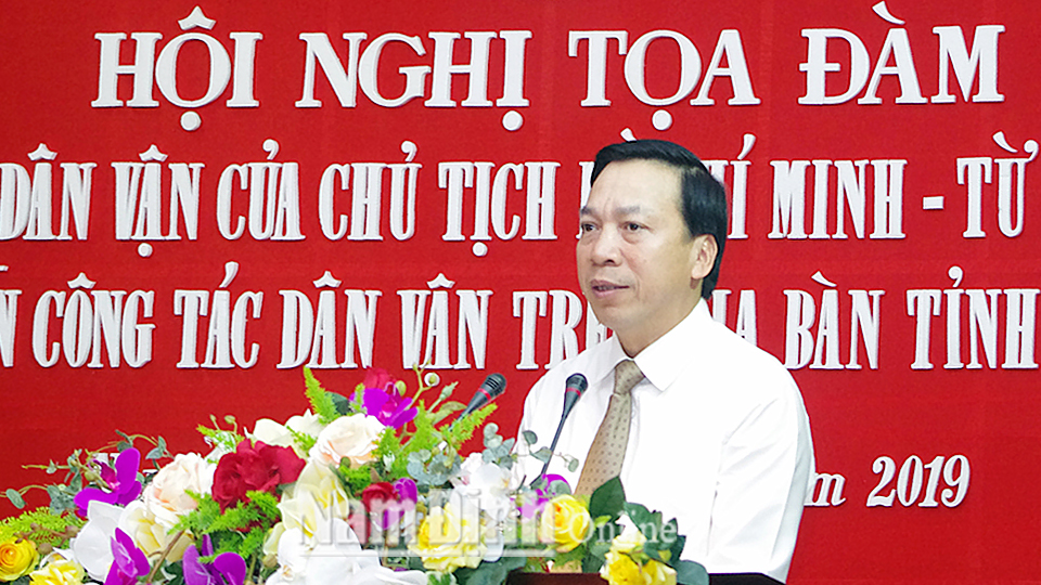 Tọa đàm về Tư tưởng dân vận của Chủ tịch Hồ Chí Minh