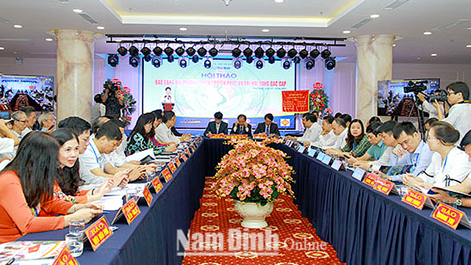 Hội thảo báo đảng các tỉnh, thành phố khu vực phía Bắc tại Thái Bình