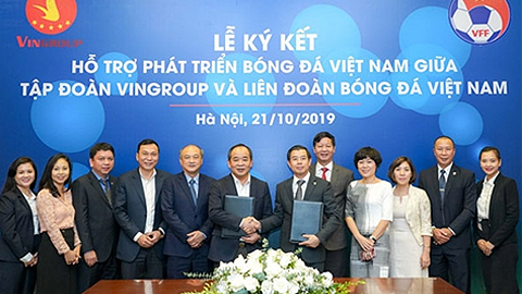 VinGroup sẽ hỗ trợ phát triển bóng đá Việt Nam trong 5 năm