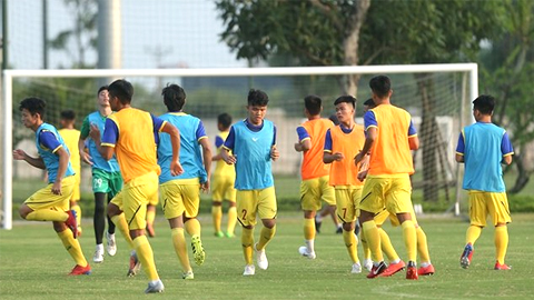Tuyển U19 Việt Nam tập huấn tại Tây Ninh