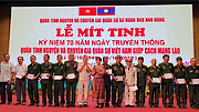 Kỷ niệm 70 năm Ngày truyền thống Quân tình nguyện và chuyên gia quân sự Việt Nam tại Lào
