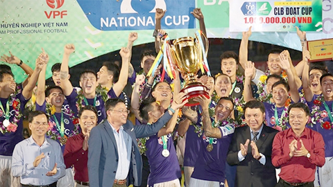 Ngược dòng thắng Quảng Nam 2-1, Hà Nội lần đầu vô địch Cúp Quốc gia