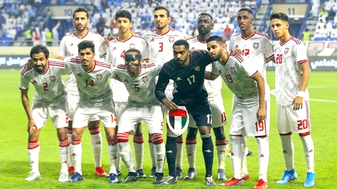 UAE mang 24 cầu thủ sang Mỹ Đình đấu thầy trò HLV Park