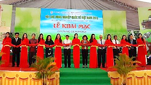 Cần Thơ: Khai mạc Hội chợ Nông nghiệp quốc tế Việt Nam 2019