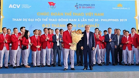 Đoàn Thể thao Việt Nam mang nhiều hy vọng &quot;Vàng&quot; lên đường dự SEA Games 30