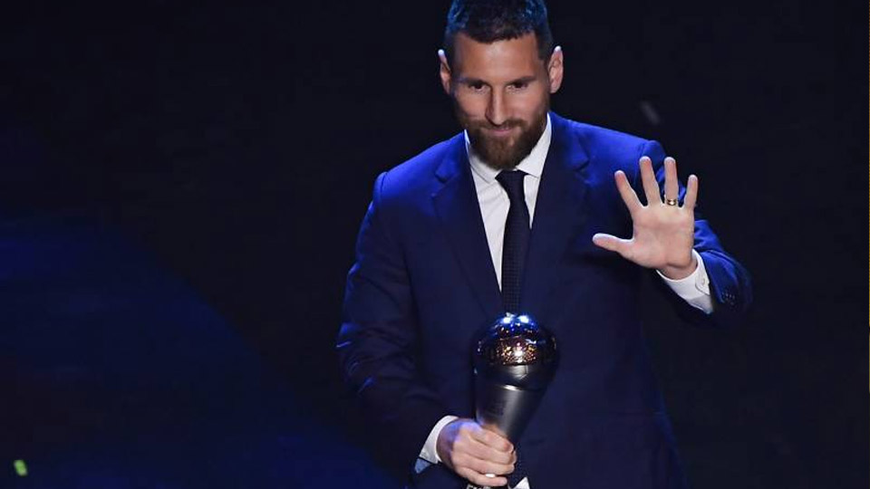 Messi giành danh hiệu Quả bóng Vàng FIFA 2019