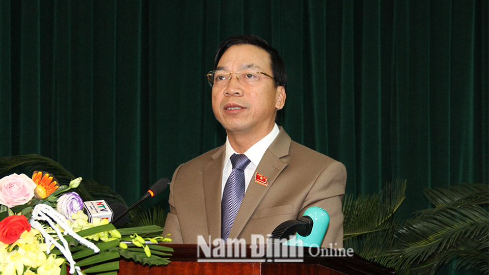 Phát biểu bế mạc của đồng chí Trần Văn Chung, Phó Bí thư Thường trực Tỉnh ủy, Chủ tịch HĐND tỉnh tại kỳ họp