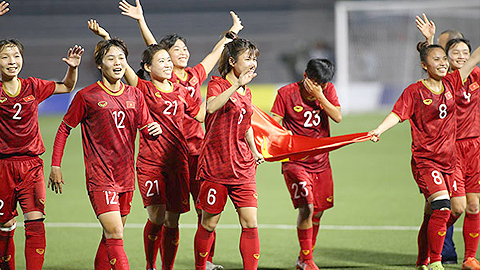 Thắng quả cảm Thái Lan 1-0, tuyển nữ Việt Nam bảo vệ thành công HCV SEA Games