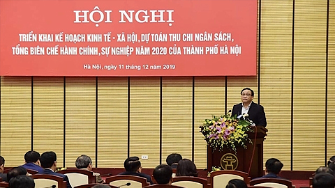Hà Nội: Năm 2020, phấn đấu thu ngân sách hơn 278 nghìn tỷ đồng