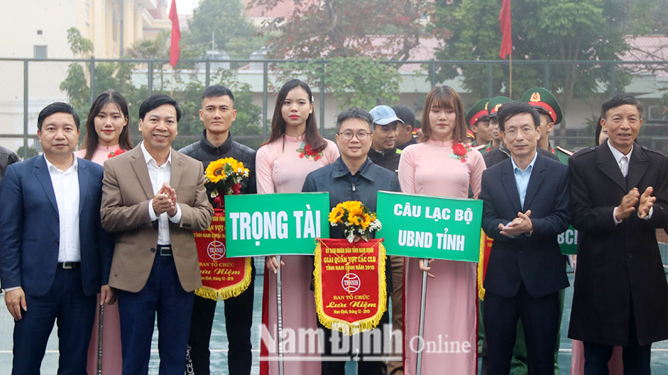 Giải quần vợt các Câu lạc bộ tỉnh Nam Định lần thứ III năm 2019