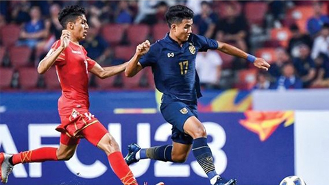U23 Thái-lan thắng đậm U23 Ba-ren 5-0