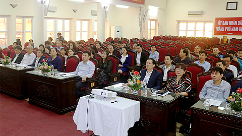 Thành ủy Nam Định gặp mặt các đồng chí nguyên lãnh đạo tỉnh, thành phố qua các thời kỳ