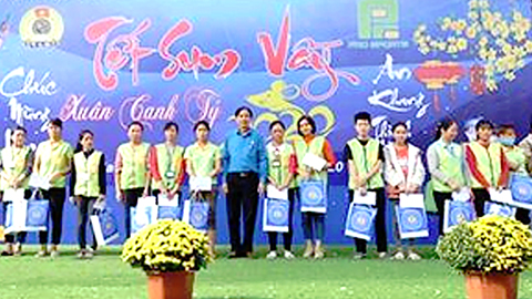 Liên đoàn Lao động thành phố Nam Định tổ chức chương trình &quot;Tết sum vầy&quot; năm 2020