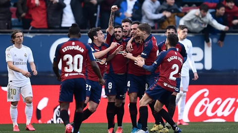 Vòng 23 La Liga: Thắng đậm Osasuna, Real vững chắc ngôi đầu