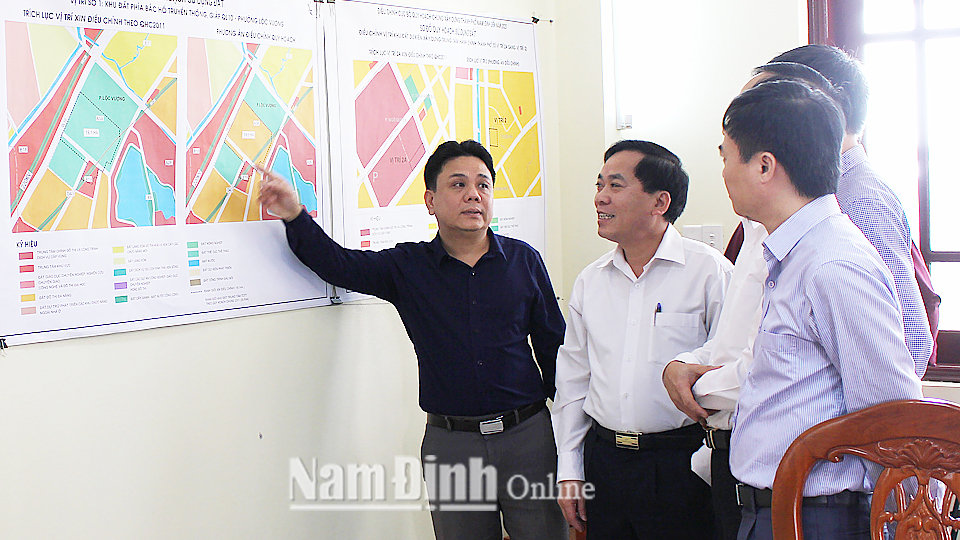 Kịp thời điều chỉnh quy hoạch để xây dựng thành phố Nam Định rõ nét vị thế trung tâm vùng
