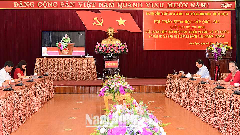 Hội thảo khoa học cấp Quốc gia &quot;Chủ tịch Hồ Chí Minh với sự nghiệp đổi mới, phát triển và bảo vệ Tổ quốc&quot;
