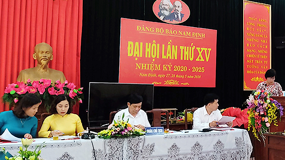 Các Đảng bộ: Báo Nam Định, Sở VH, TT và DL đại hội nhiệm kỳ 2020-2025