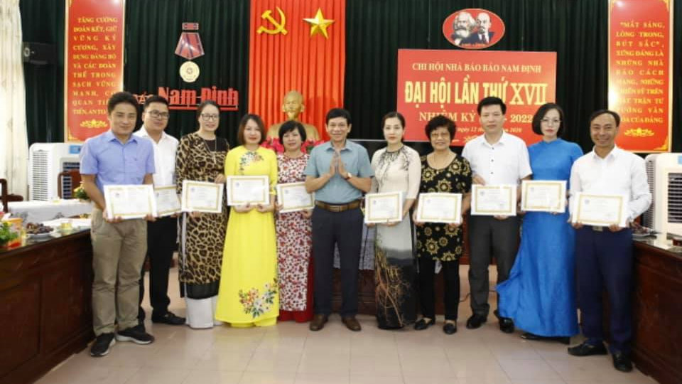 Chi hội Nhà báo Báo Nam Định, Chi hội Nhà báo Đài PT-TH Nam Định đại hội nhiệm kỳ 2020-2022