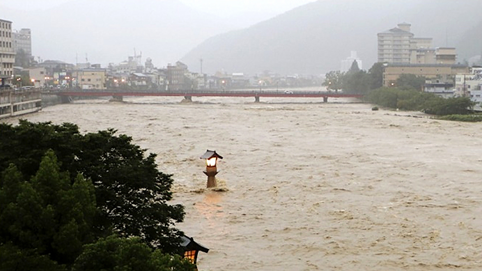Mưa dữ dội tại miền trung Nhật Bản, 220 nghìn người sơ tán