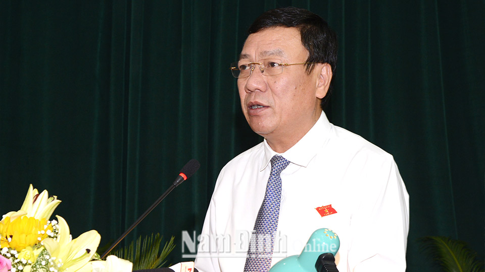 Bài phát biểu của đồng chí Đoàn Hồng Phong, Ủy viên Ban Chấp hành Trung ương Đảng, Bí thư Tỉnh ủy