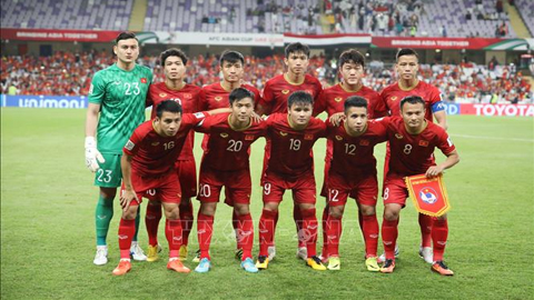 Giá trị chuyển nhượng đội tuyển bóng đá Việt Nam tăng mạnh